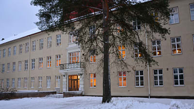 B-huset vid Vasa centralsjukhus psykiatriska enhet i Roparnäs i Vasa