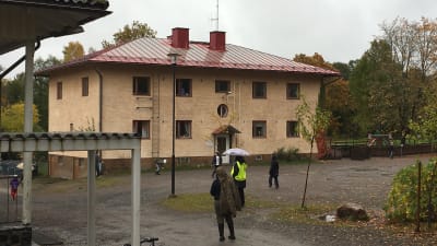 Stenhuset vid Kyrkfjärdens skola i Ingå