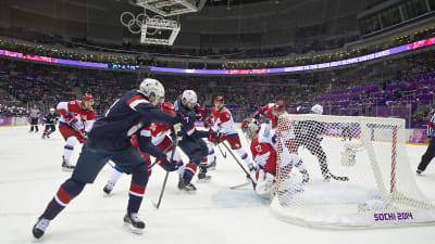 USA mot Ryssland i OS 2014. 