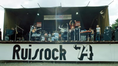 Ungerska bandet Locomotiv GT på Ruisrock 1974.