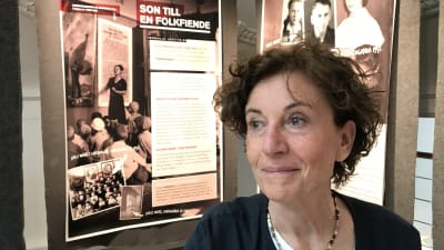 Porträttbild på Ingrid Lomfors, svensk historiker.
