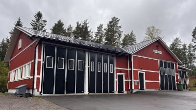 Österby FBK:s brandstation i Ekenäs.