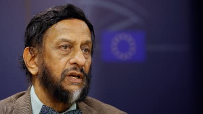Chefen för FN:s klimatpanel Rajendra Pachauri.