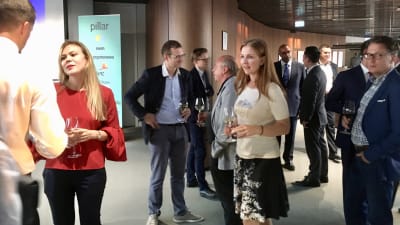 Liten fest på Blockchain Centre Vilnius