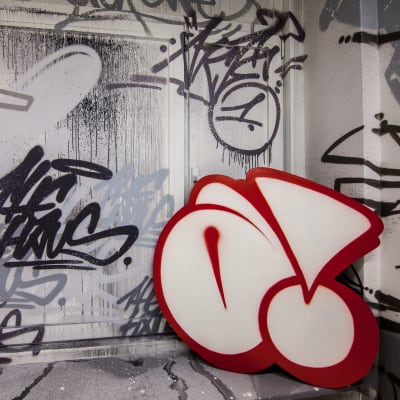 Graffiti av Akte One och Cren i THE HAUS