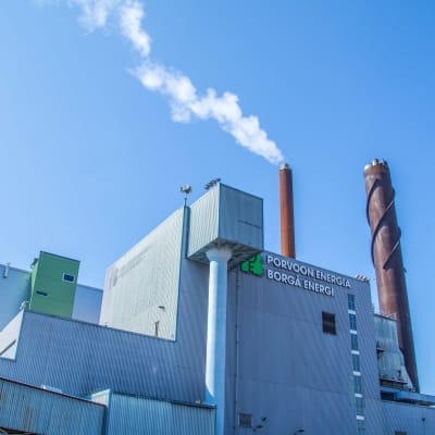 Borgå energis fliskraftverk i Tolkis