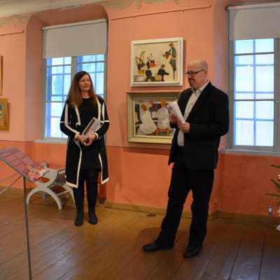 Marina Catani och Viggo Wallensköld.