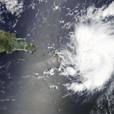 Dorian nådde orkanstyrka natten till torsdag och den är nu på väg norrut mot Bahamas och Florida där man har utlyst nödläge inför orkanens ankomst 