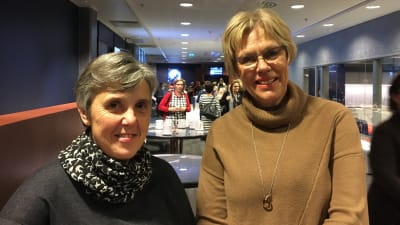 Marita Björkman och Christina Forssell-Eerola jobbar inom småbarnsfostran vid Vasa stad.