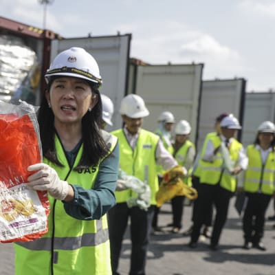 Miljöminister  Yeo Bee Yin vill inte att Malaysia blir en ändhållplats för industrialiserade länders plastavfall