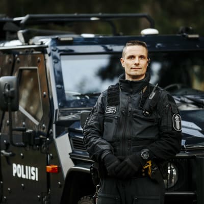 Överkonstapel Mika Vainioranta på Polisinrättningen i Österbotten är årets polis 2020.