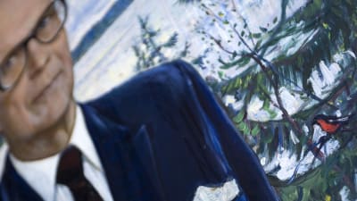 Urho Kekkonens porträtt målad av Ilja Glazunov