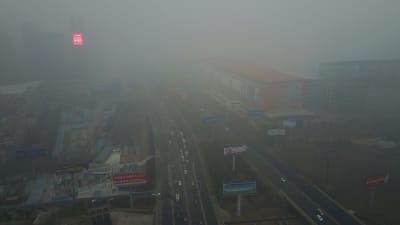 Smog är vardag i kinesiska storstäder