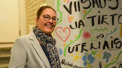 Sari Gustafsson, rektor för Point College i Borgå