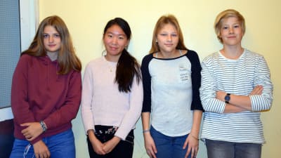 Tara Kylén, Ada-Linn Lundell, Diana Sandström och Tor Lundqvist.