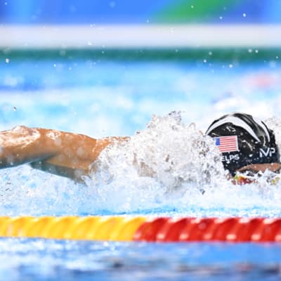 Michael Phelps Rion olympiakisoissa 2016.