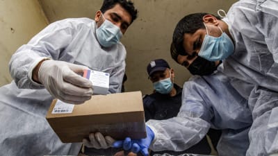 Gaza får sputnikvaccin 17.2.2021