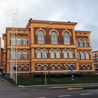 Savonlinnan kaupungintalo lokakuussa 2020.