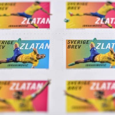 Zlatan på frimärke 2014