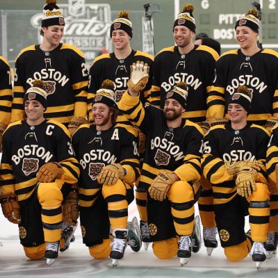 Boston Bruins lagbild inför Winter Classic.