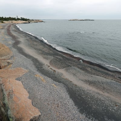 Iron Beach på Jussarö.