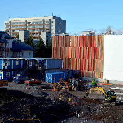 Stort bygge på gång.