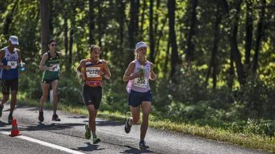 Noora Honkala i 100 km VM-tävlingar i kroatiska Sveti na mura.