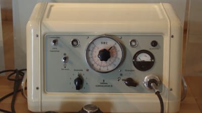 En Siemens konvulsator, ECT apparat från 1960-talet