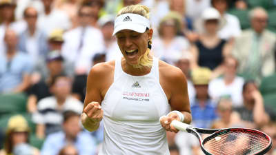 Angelique Kerber under Wimledon 2017.