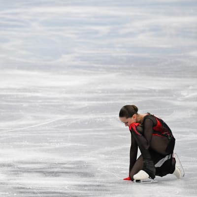 Kamila Valijeva on ollut Pekingin olympialaisissa dopingepäilyjen keskellä. 