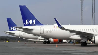 Två SAS-plan på Arlanda, Stockholm