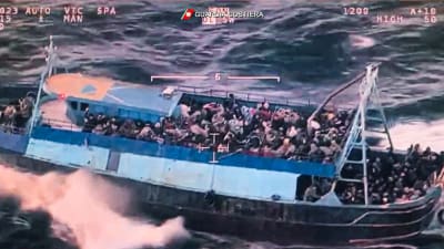 Migrantbåt på Medelhavet