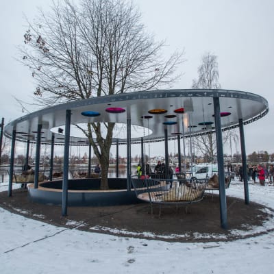 Invigning av Frizon, ett jämställdhetsprojekt, i Umeå i november 2016