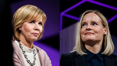 Anna-Maja Henriksson och Riikka Purra. 