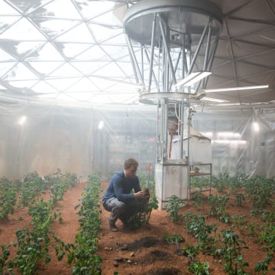 Matt Damon som Mark Watney i The Martian.