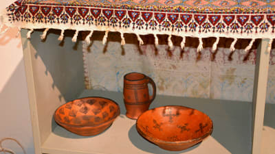 Traditionell keramik från Iran 
