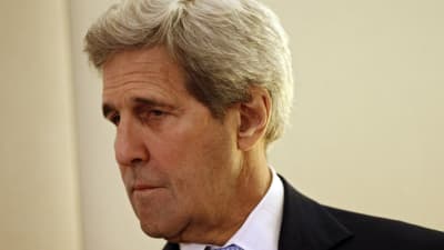 USA:s utrikesminister John Kerry i Genéve 1.5.2016