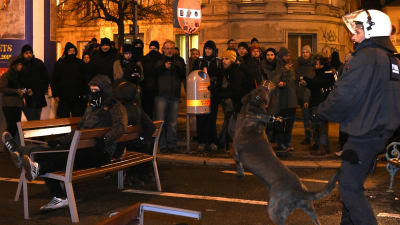 Protest mot  FÖP-balen i Wien.