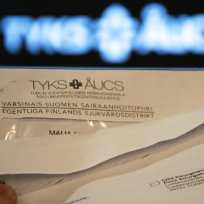 Kallelsebrev som skickats till patienter av ÅUCS.