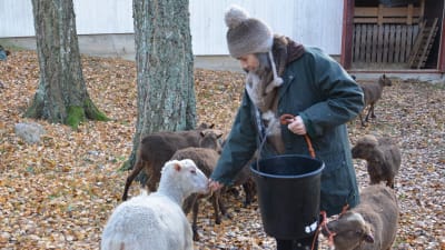 Jill Christiansen på Stentorp i Pargas