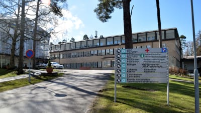 Bild på Raseborgs sjukhus. 