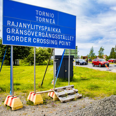 Tornio-Haaparannan rajanylityspaikka.