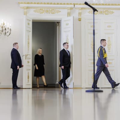 Riikka Purra ja Petteri Orpo.