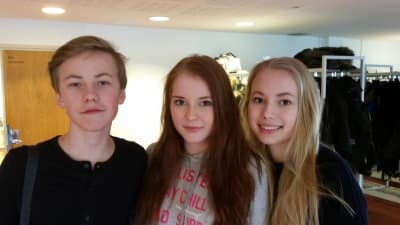 Elever vid St. Olofsskolan