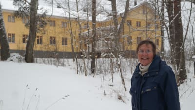 Hanna Järvinen vid Kapellstrand i Pargas