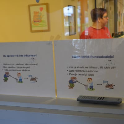 All information finns på svenska och finska