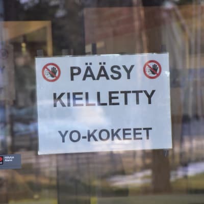 Yo-kirjoitukset Rauman lyseon lukiossa 16.03.2021