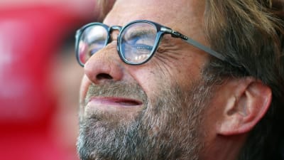 Jürgen Klopp njuter av Liverpools seger.