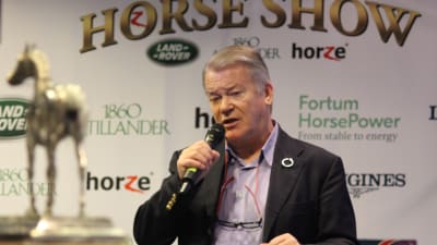 Tävlingsdirektör Tom Gordin inför Horse Show 2017.