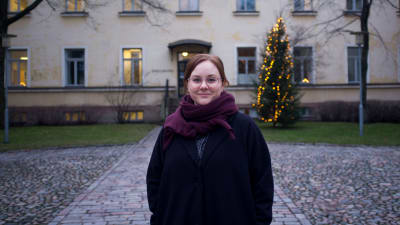Anna Kukkonen vid statsvetenskapliga fakulteten vid Helsingfors universitet. 
